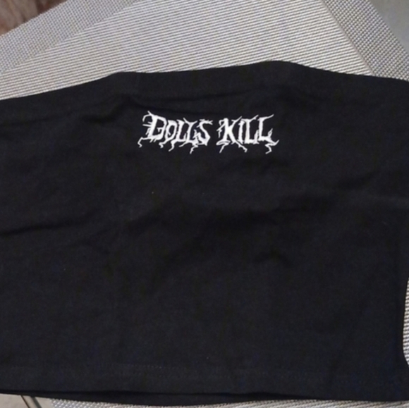 Dolls Kill Black Tube Top - Picture 1 of 3